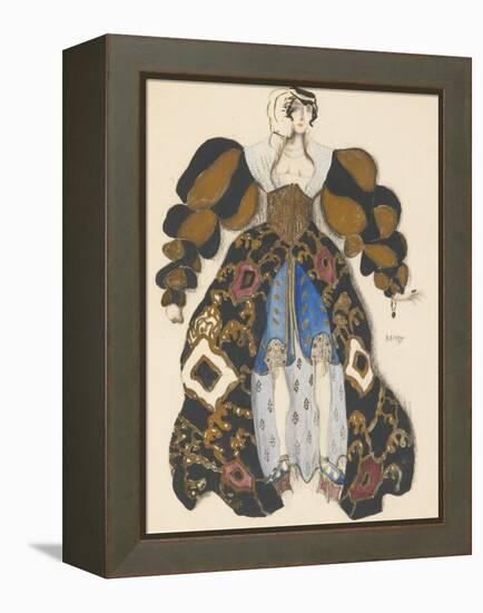 Costume Design for the Ballet La Légende De Joseph-Léon Bakst-Framed Premier Image Canvas