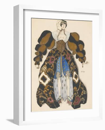 Costume Design for the Ballet La Légende De Joseph-Léon Bakst-Framed Giclee Print