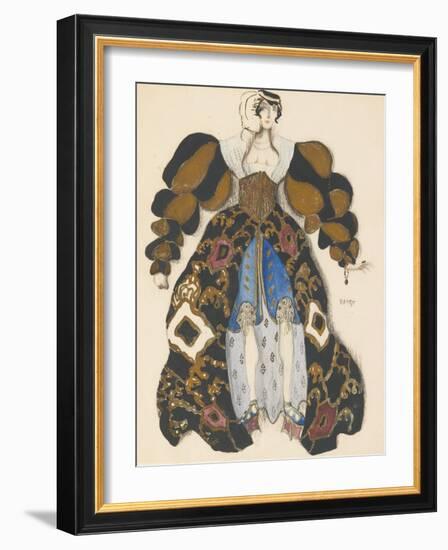 Costume Design for the Ballet La Légende De Joseph-Léon Bakst-Framed Giclee Print