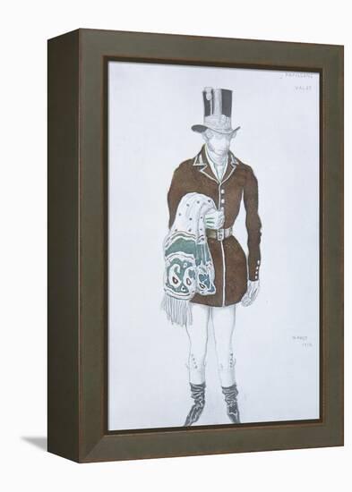 Costume Design for the Ballet Les Papillons, 1912-Léon Bakst-Framed Premier Image Canvas