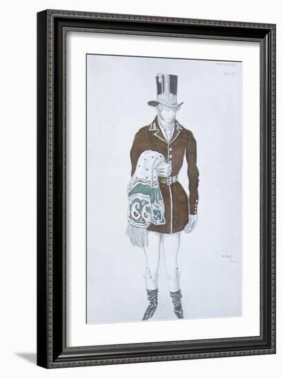 Costume Design for the Ballet Les Papillons, 1912-Léon Bakst-Framed Giclee Print