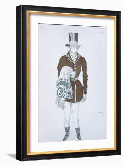 Costume Design for the Ballet Les Papillons, 1912-Léon Bakst-Framed Giclee Print