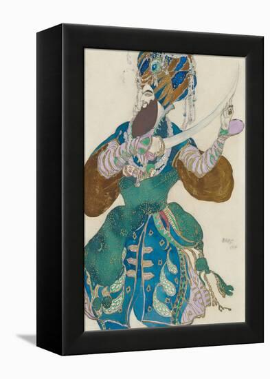 Costume design for the ballet Scheharazade by N Rimsky Korsakov, 1910-Leon Bakst-Framed Premier Image Canvas