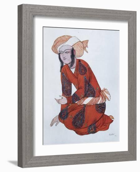 Costume Design for the Ballet Sheherazade, 1922-Léon Bakst-Framed Giclee Print