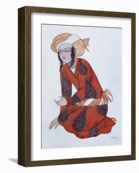 Costume Design for the Ballet Sheherazade, 1922-Léon Bakst-Framed Giclee Print