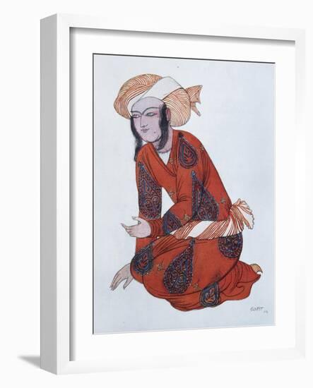 Costume Design for the Ballet Sheherazade, 1922-Léon Bakst-Framed Giclee Print