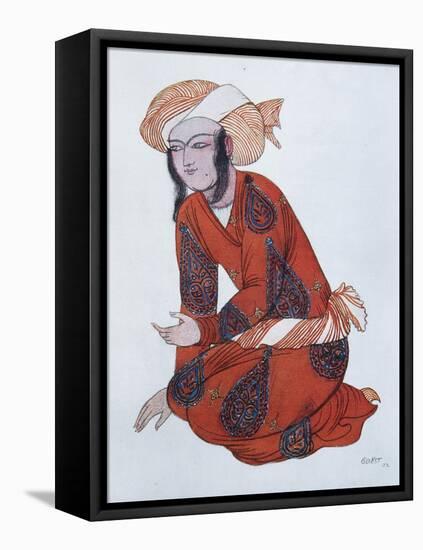 Costume Design for the Ballet Sheherazade, 1922-Léon Bakst-Framed Premier Image Canvas