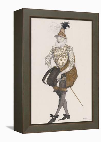 Costume Design for the Ballet Sleeping Beauty-Léon Bakst-Framed Premier Image Canvas