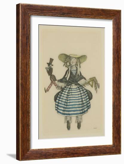 Costume Design for the Ballet the Fairy Doll by J. Bayer, 1903-Léon Bakst-Framed Giclee Print