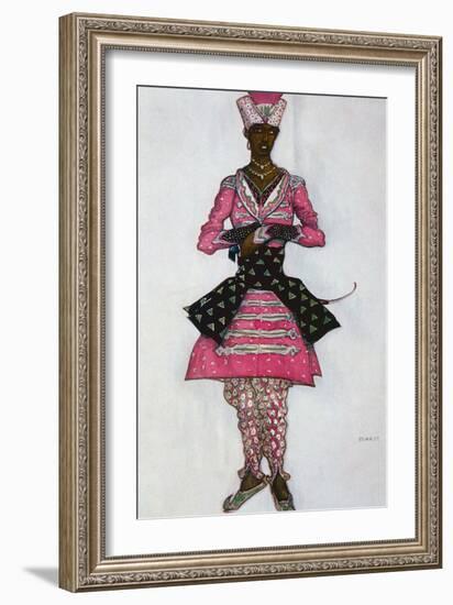 Costume Design for the Indian Bridegroom, from Sleeping Beauty, 1921 (Colour Litho)-Leon Bakst-Framed Giclee Print