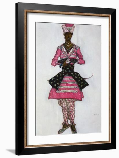 Costume Design for the Indian Bridegroom, from Sleeping Beauty, 1921 (Colour Litho)-Leon Bakst-Framed Giclee Print