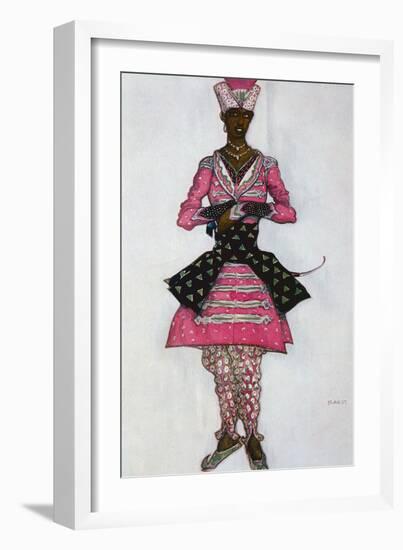 Costume Design for the Indian Bridegroom, from Sleeping Beauty, 1921 (Colour Litho)-Leon Bakst-Framed Giclee Print