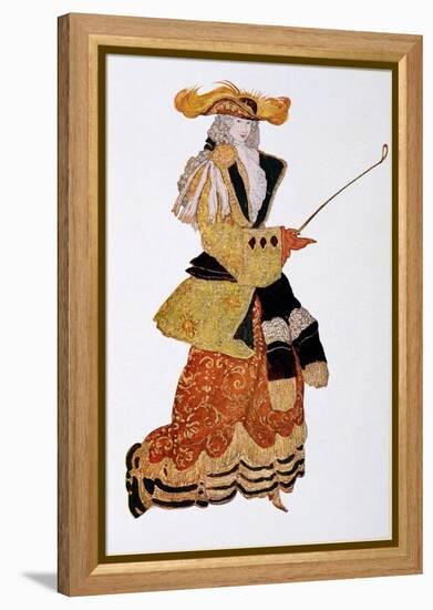 Costume Design for the Marchioness Hunting, from Sleeping Beauty, 1921-Leon Bakst-Framed Premier Image Canvas