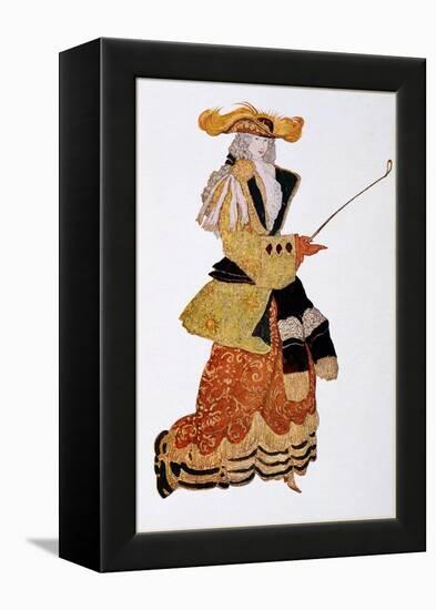 Costume Design for the Marchioness Hunting, from Sleeping Beauty, 1921-Leon Bakst-Framed Premier Image Canvas