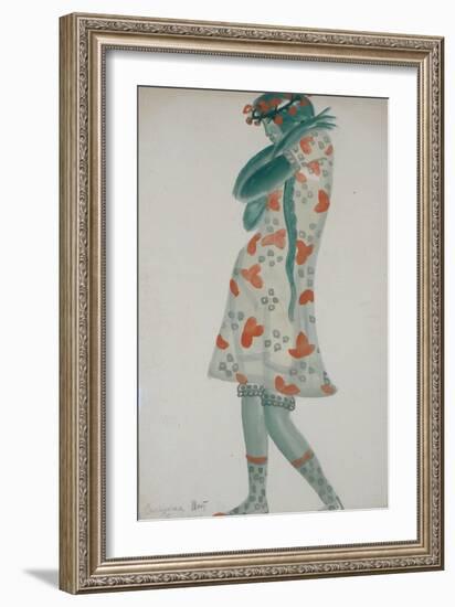 Costume Design for the Opera Snow Maiden, 1919-Boris Dmitryevich Grigoriev-Framed Giclee Print