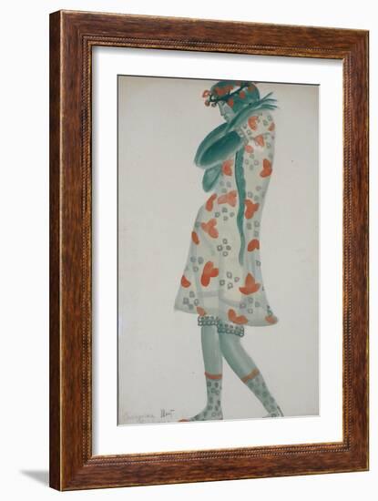 Costume Design for the Opera Snow Maiden, 1919-Boris Dmitryevich Grigoriev-Framed Giclee Print