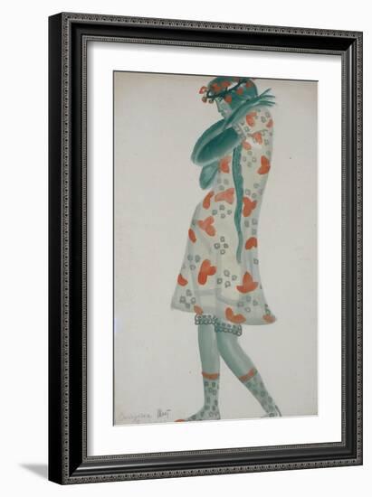 Costume Design for the Opera Snow Maiden, 1919-Boris Dmitryevich Grigoriev-Framed Giclee Print