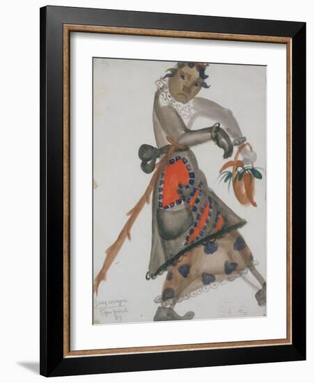 Costume Design for the Opera Snow Maiden, 1919-Boris Dmitryevich Grigoriev-Framed Giclee Print