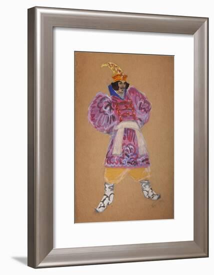 Costume Design for the Opera the Golden Cockerel by N. Rimsky-Korsakov-Sergei Vasilyevich Malyutin-Framed Giclee Print