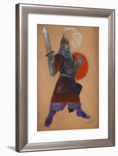 Costume Design for the Opera the Golden Cockerel by N. Rimsky-Korsakov-Sergei Vasilyevich Malyutin-Framed Giclee Print