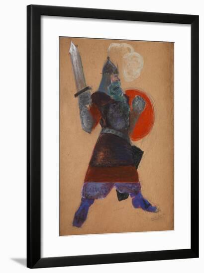 Costume Design for the Opera the Golden Cockerel by N. Rimsky-Korsakov-Sergei Vasilyevich Malyutin-Framed Giclee Print