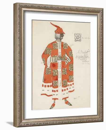 Costume Design for the Play the Martyrdom of St. Sebastian by Gabriele D'Annuzio-Léon Bakst-Framed Giclee Print