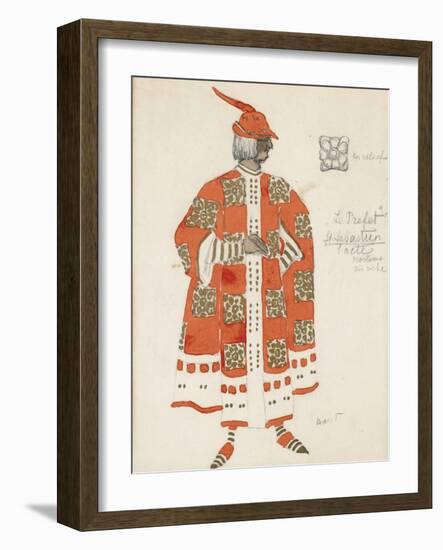 Costume Design for the Play the Martyrdom of St. Sebastian by Gabriele D'Annuzio-Léon Bakst-Framed Giclee Print