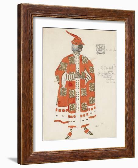 Costume Design for the Play the Martyrdom of St. Sebastian by Gabriele D'Annuzio-Léon Bakst-Framed Giclee Print