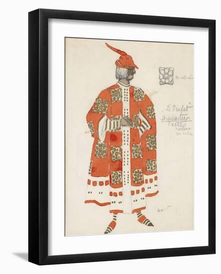 Costume Design for the Play the Martyrdom of St. Sebastian by Gabriele D'Annuzio-Léon Bakst-Framed Giclee Print