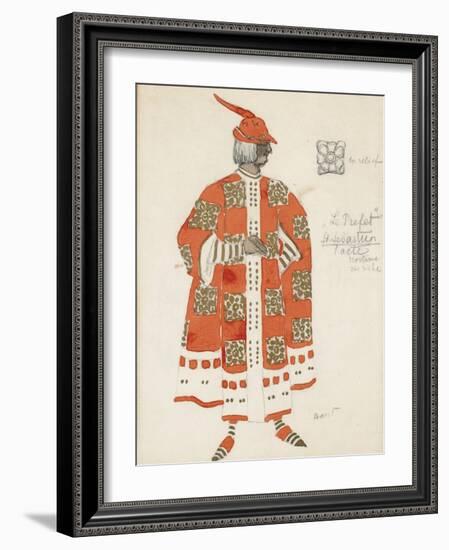 Costume Design for the Play the Martyrdom of St. Sebastian by Gabriele D'Annuzio-Léon Bakst-Framed Giclee Print