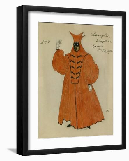 Costume Design for the Play the Masquerade by M. Lermontov, 1917-Alexander Yakovlevich Golovin-Framed Giclee Print