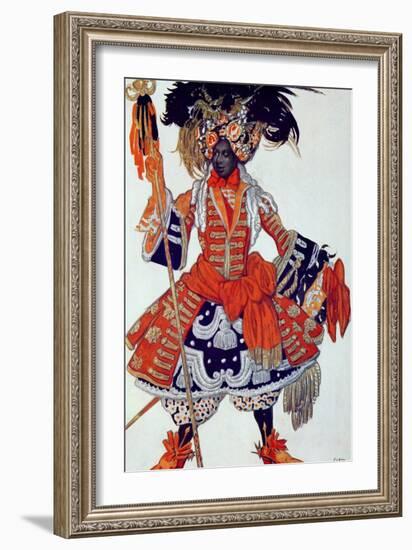 Costume Design For the Queen's Guard, from Sleeping Beauty, 1921-Leon Bakst-Framed Giclee Print