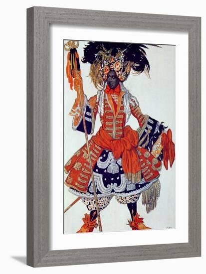 Costume Design For the Queen's Guard, from Sleeping Beauty, 1921-Leon Bakst-Framed Giclee Print