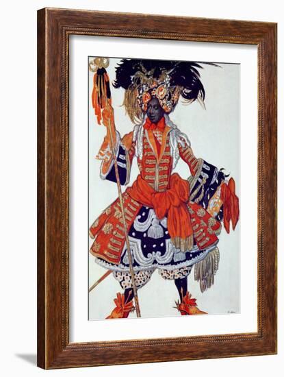 Costume Design For the Queen's Guard, from Sleeping Beauty, 1921-Leon Bakst-Framed Giclee Print