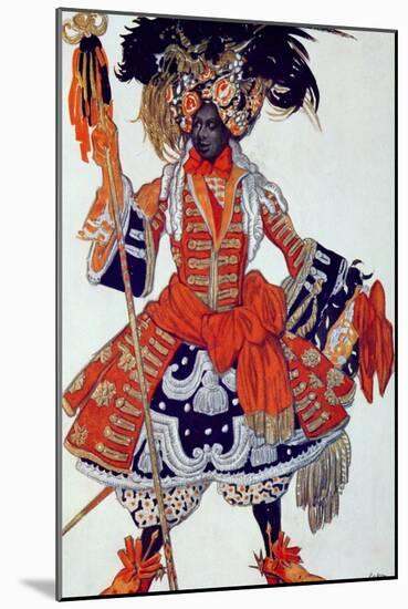 Costume Design For the Queen's Guard, from Sleeping Beauty, 1921-Leon Bakst-Mounted Giclee Print