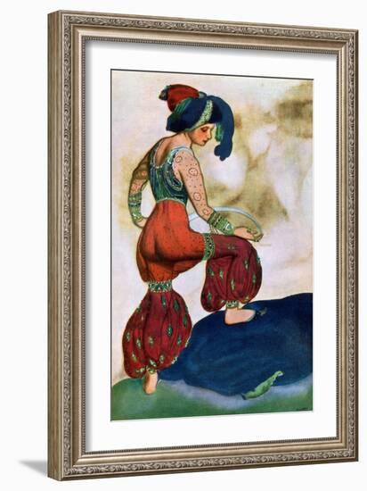 Costume Design For the Red Sultan, from Sheherazad-Leon Bakst-Framed Giclee Print