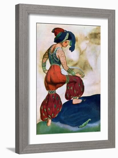 Costume Design For the Red Sultan, from Sheherazad-Leon Bakst-Framed Giclee Print