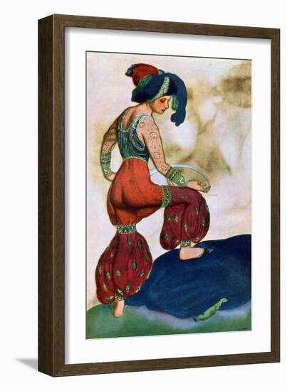 Costume Design For the Red Sultan, from Sheherazad-Leon Bakst-Framed Giclee Print