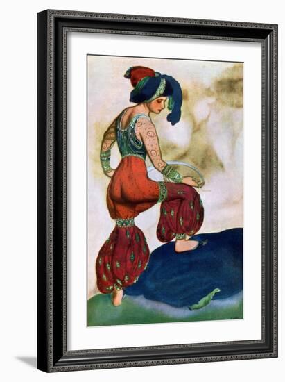 Costume Design For the Red Sultan, from Sheherazad-Leon Bakst-Framed Giclee Print