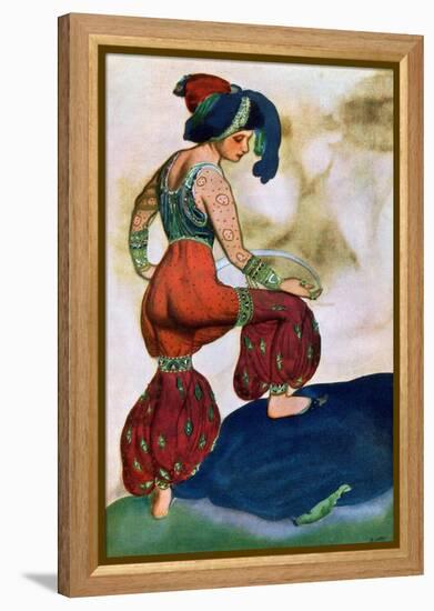 Costume Design For the Red Sultan, from Sheherazad-Leon Bakst-Framed Premier Image Canvas