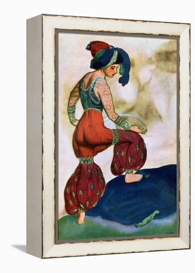 Costume Design For the Red Sultan, from Sheherazad-Leon Bakst-Framed Premier Image Canvas