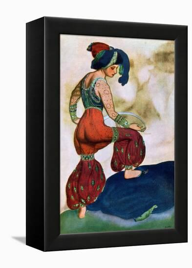 Costume Design For the Red Sultan, from Sheherazad-Leon Bakst-Framed Premier Image Canvas