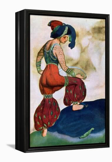 Costume Design For the Red Sultan, from Sheherazad-Leon Bakst-Framed Premier Image Canvas