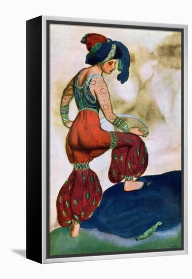 Costume Design For the Red Sultan, from Sheherazad-Leon Bakst-Framed Premier Image Canvas