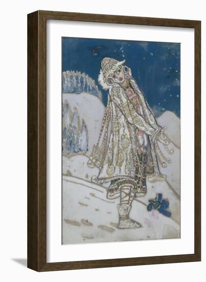 Costume Design for the Theatre Play Snow Maiden by A. Ostrovsky, 1912-Nicholas Roerich-Framed Giclee Print