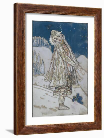 Costume Design for the Theatre Play Snow Maiden by A. Ostrovsky, 1912-Nicholas Roerich-Framed Giclee Print