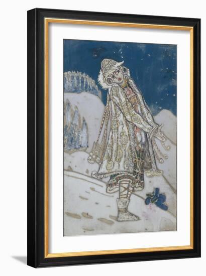 Costume Design for the Theatre Play Snow Maiden by A. Ostrovsky, 1912-Nicholas Roerich-Framed Giclee Print