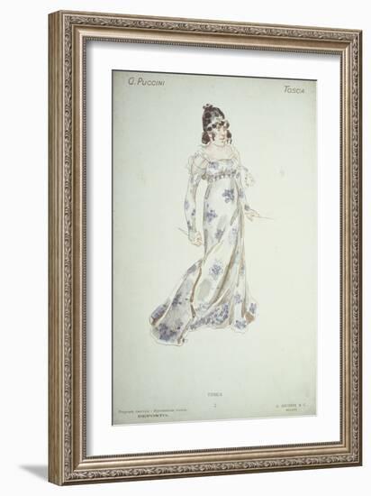 Costume Design in 'Tosca'-Adolfo Hohenstein-Framed Giclee Print