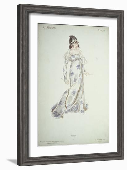 Costume Design in 'Tosca'-Adolfo Hohenstein-Framed Giclee Print