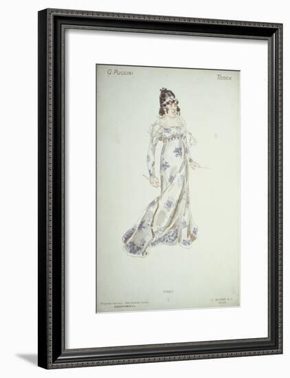 Costume Design in 'Tosca'-Adolfo Hohenstein-Framed Giclee Print